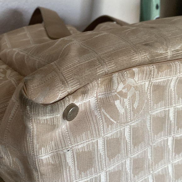 Chanel - Beige/Nude Travel Line Tote - Picture 8 of 13